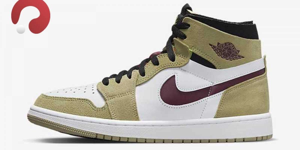 2022 New Air Jordan 1 Zoom CMFT "Neutral Olive" CT0978-203 retro style is very delightful!